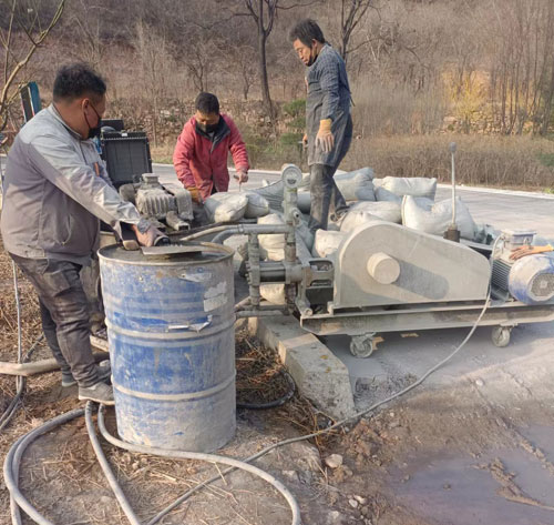 永德路面下沉注浆